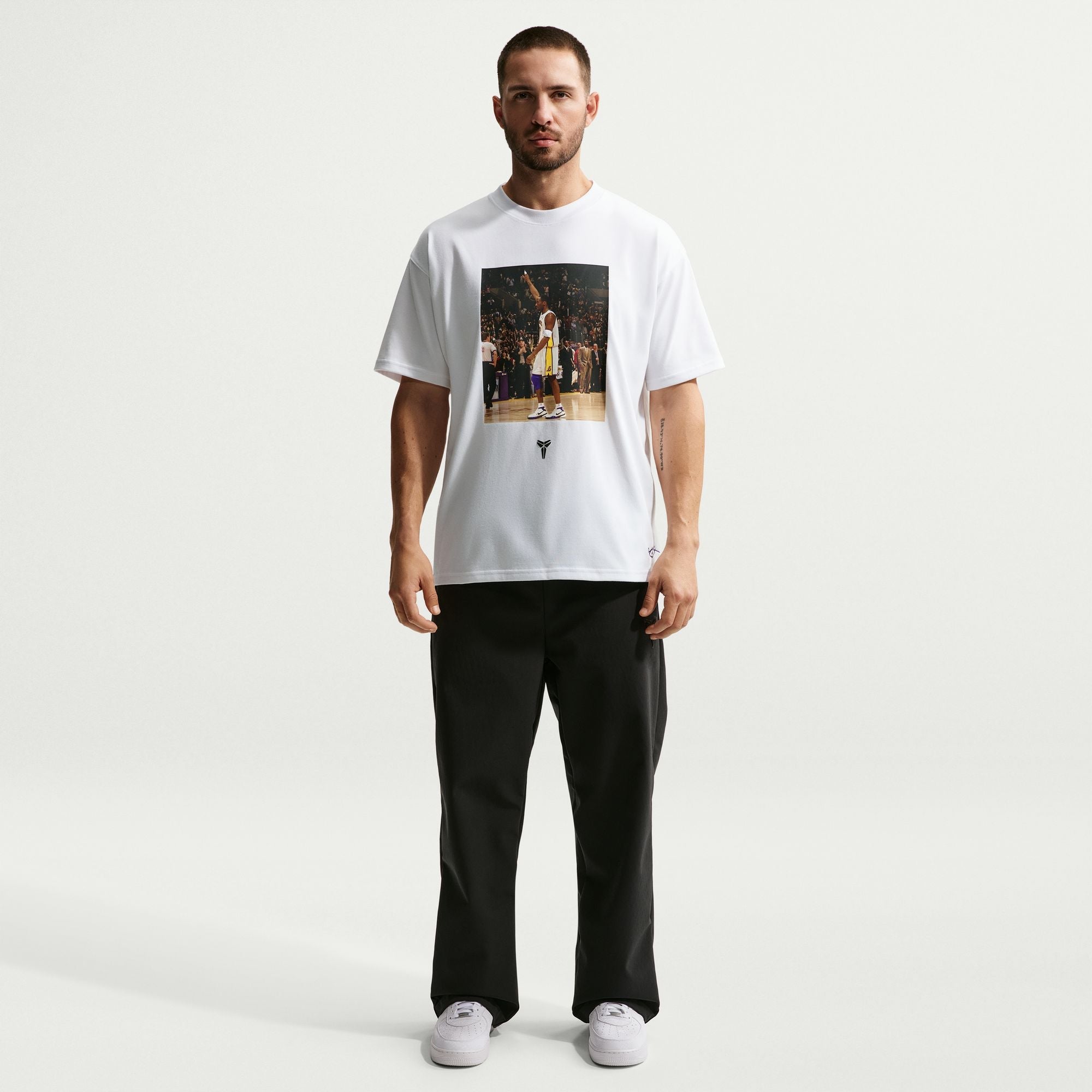 Men's Nike Kobe Dri Fit Short Sleeve T-Shirt - White