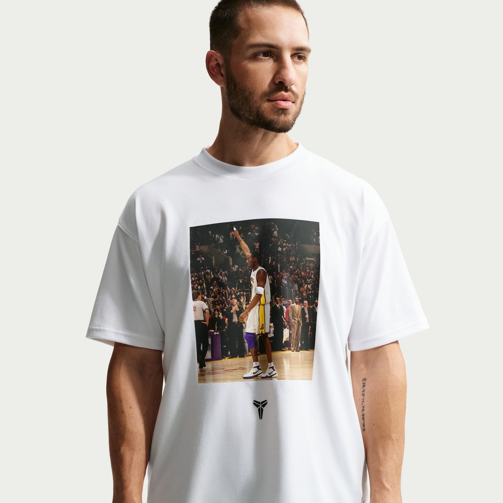 Men's Nike Kobe Dri Fit Short Sleeve T-Shirt - White