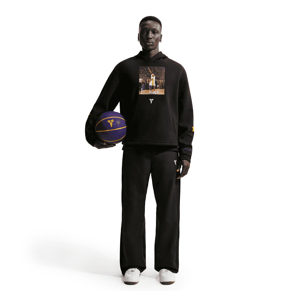 Men's Nike Kobe Dri-FIT Fleece Pullover Hoodie - Black/White