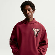 Men's Kobe Dri-FIT Fleece Pullover Basketball Hoodie - Team Red/Coconut Milk