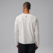 Men's Jordan Black Cat Oversized Long Sleeve T-Shirt - Ivory
