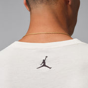 Men's Jordan Black Cat Oversized Long Sleeve T-Shirt - Ivory