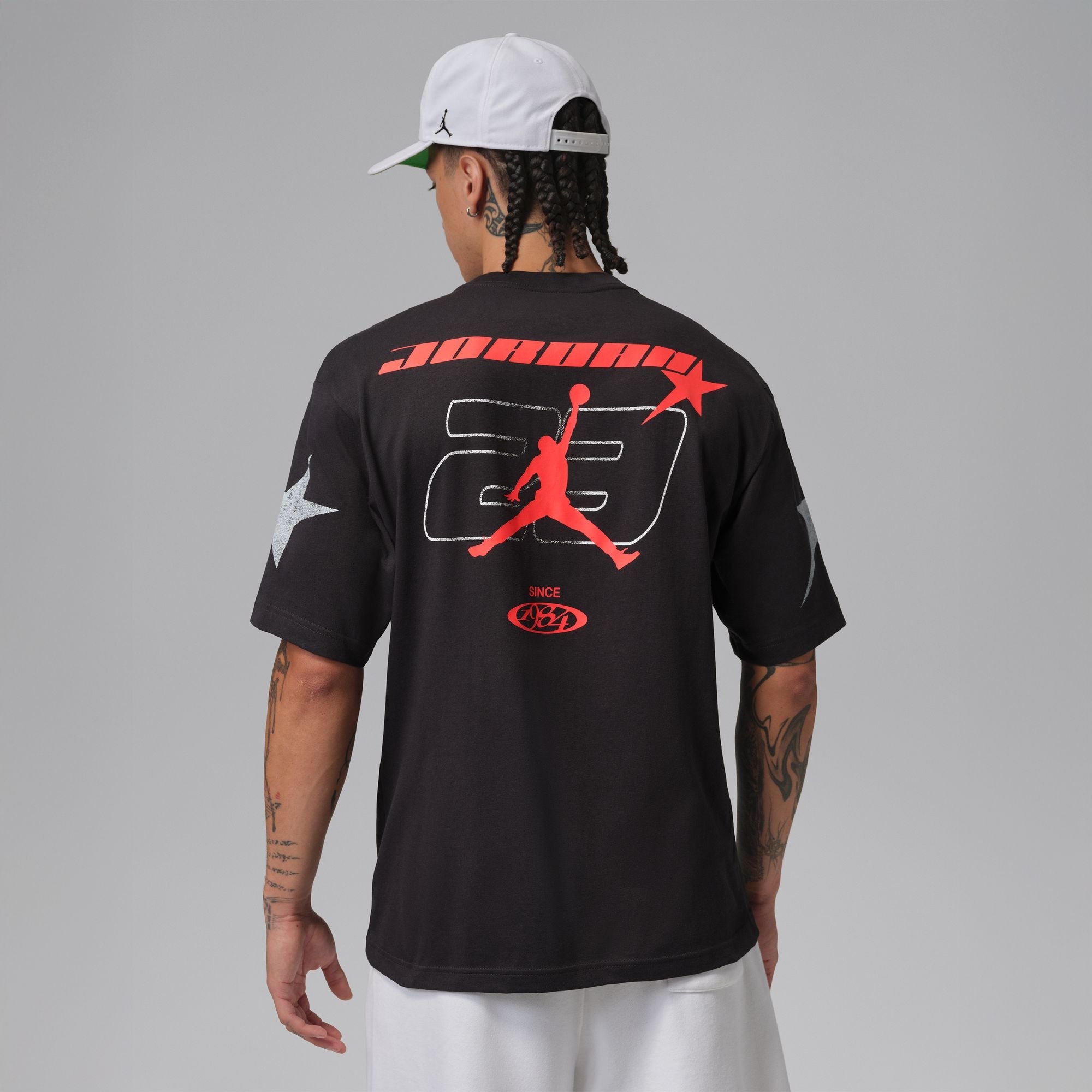 Men's Jordan Star Graphic T-Shirt - Off Noir