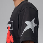 Men's Jordan Star Graphic T-Shirt - Off Noir