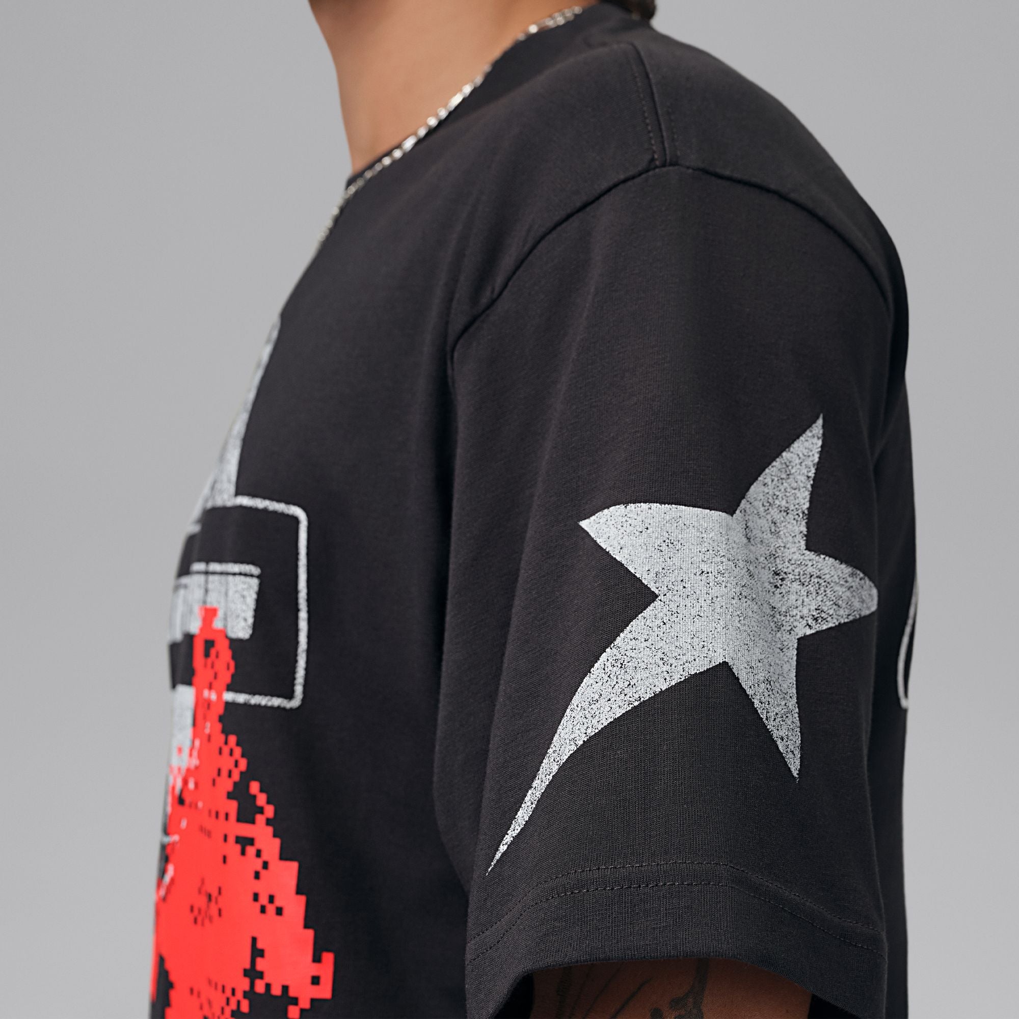 Men's Jordan Star Graphic T-Shirt - Off Noir