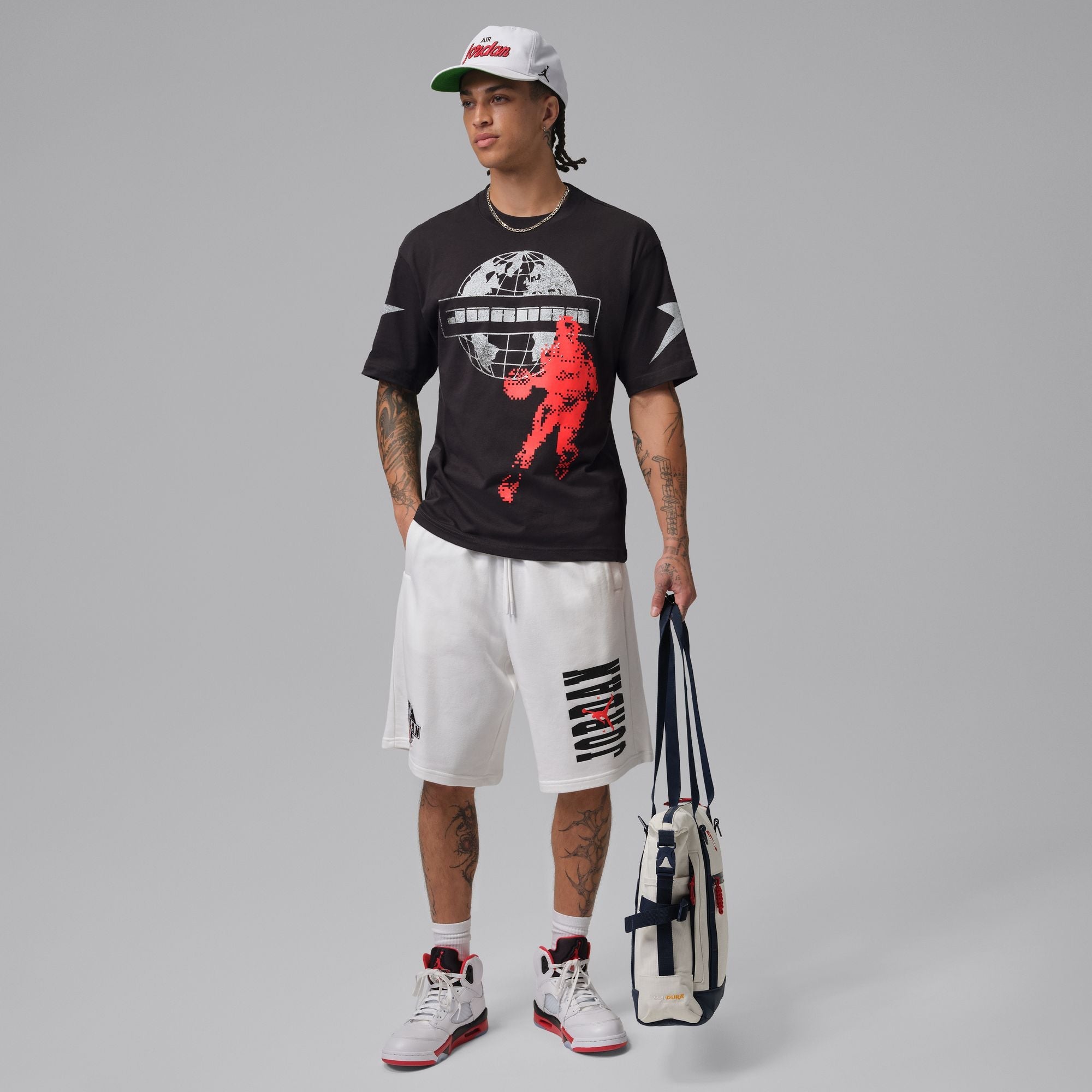 Men's Jordan Star Graphic T-Shirt - Off Noir