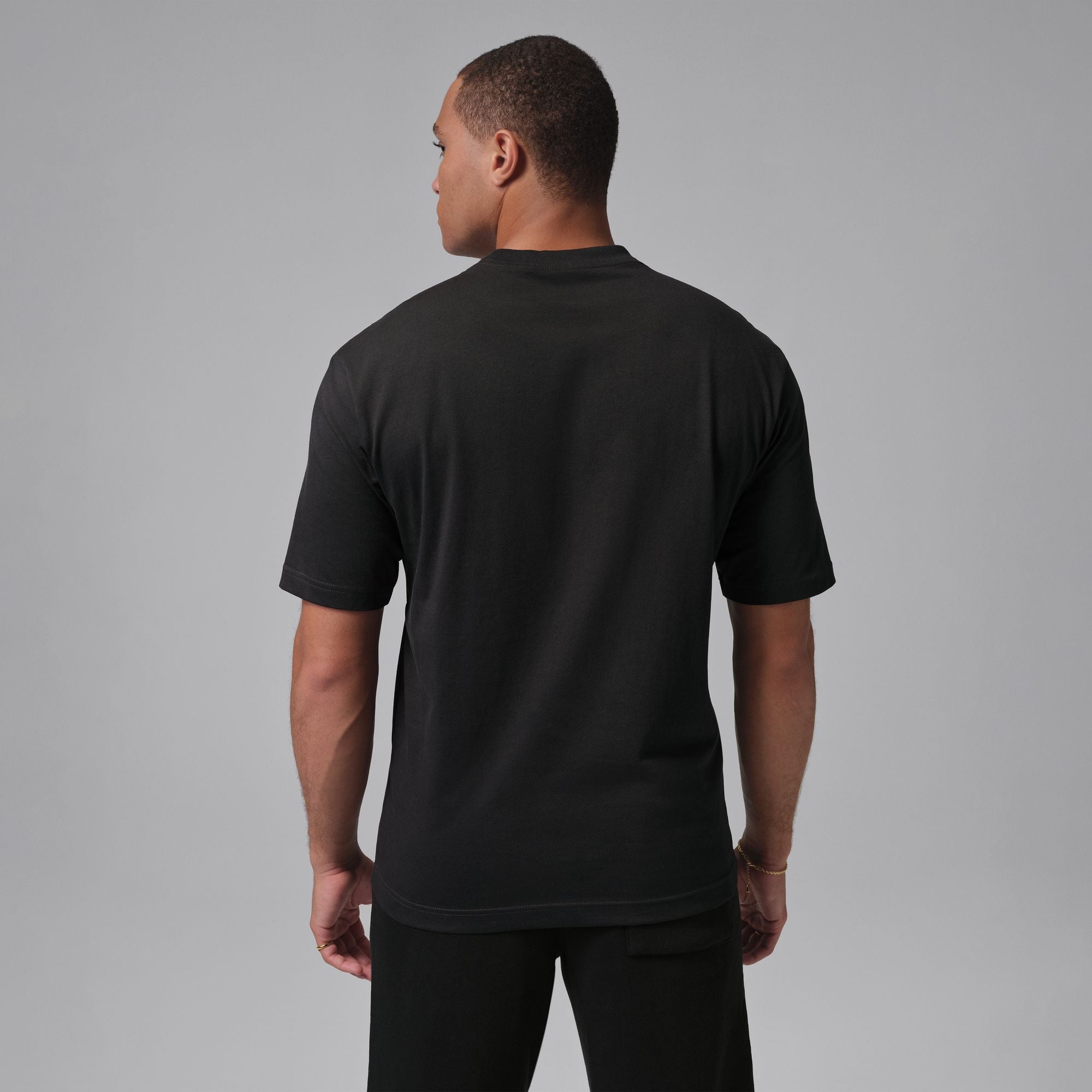 Men's Jordan Hand Graphic T-Shirt - Off Noir/Infrared 23