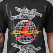 Men's Jordan Hand Graphic T-Shirt - Off Noir/Infrared 23