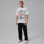 Men's Jordan Hands Graphic T-Shirt - White/Infrared 23