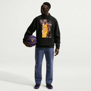 Men's Kobe Dri-FIT Fleece Pullover Basketball Hoodie - Black/Black