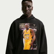 Men's Kobe Dri-FIT Fleece Pullover Basketball Hoodie - Black/Black