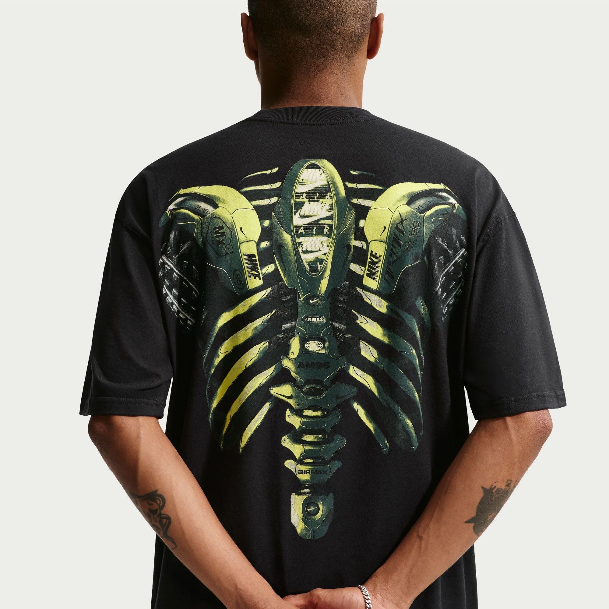Men's Nike Sportswear Max90 T-Shirt - Black/Volt