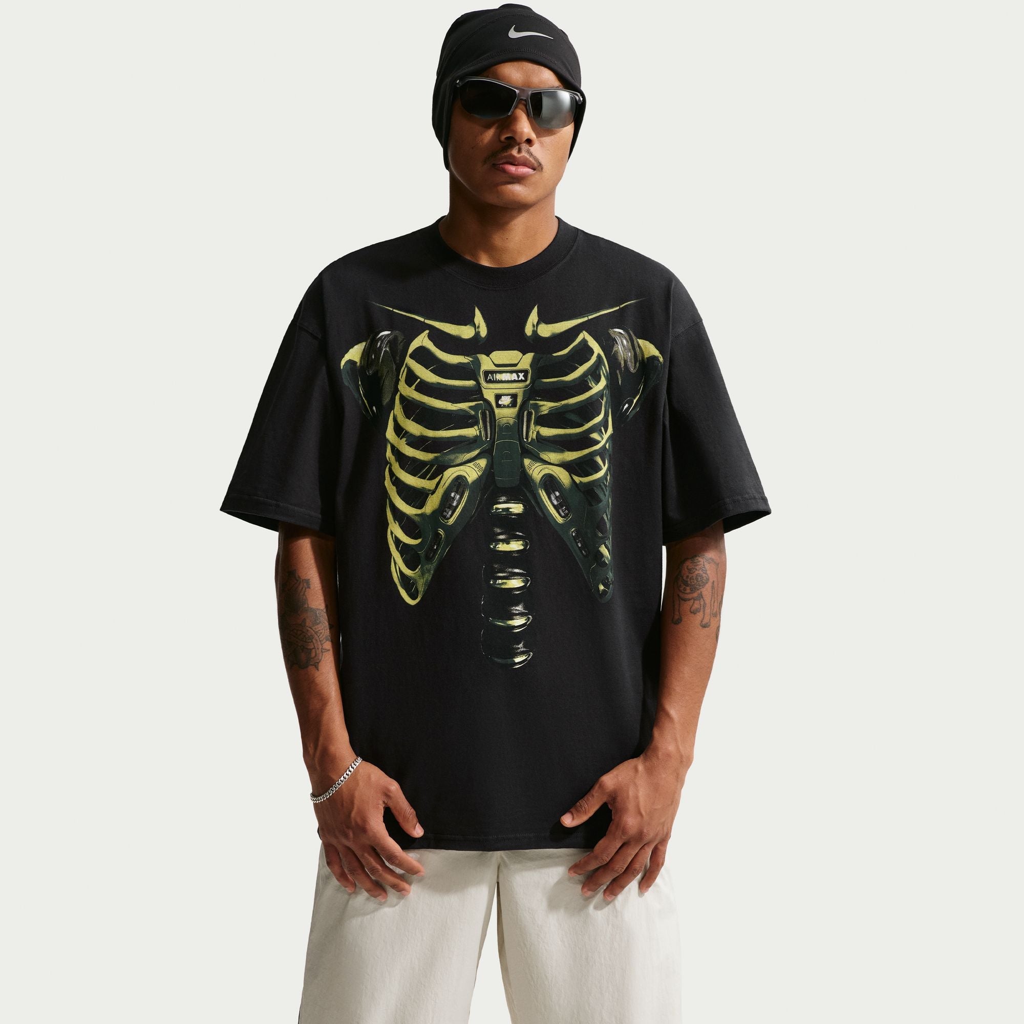 Men's Nike Sportswear Max90 T-Shirt - Black/Volt