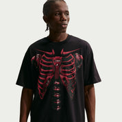 Men's Nike Sportswear Max90 T-Shirt - Black/Team Crimson