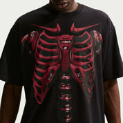 Men's Nike Sportswear Max90 T-Shirt - Black/Team Crimson