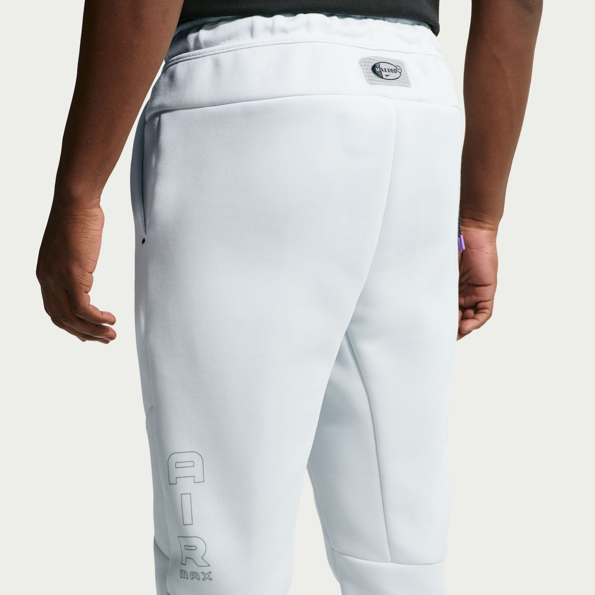 Men's Nike Tech Fleece Air Max Jogger Pants - Off White/Bright Violet