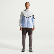 Men's Nike Tech Fleece Air Max Full-Zip Windrunner Jacket - Off White/Hydrogen Blue/Bright Violet
