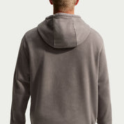 Men's Nike Sportswear Club Washed Fleece Hoodie - Cave Stone