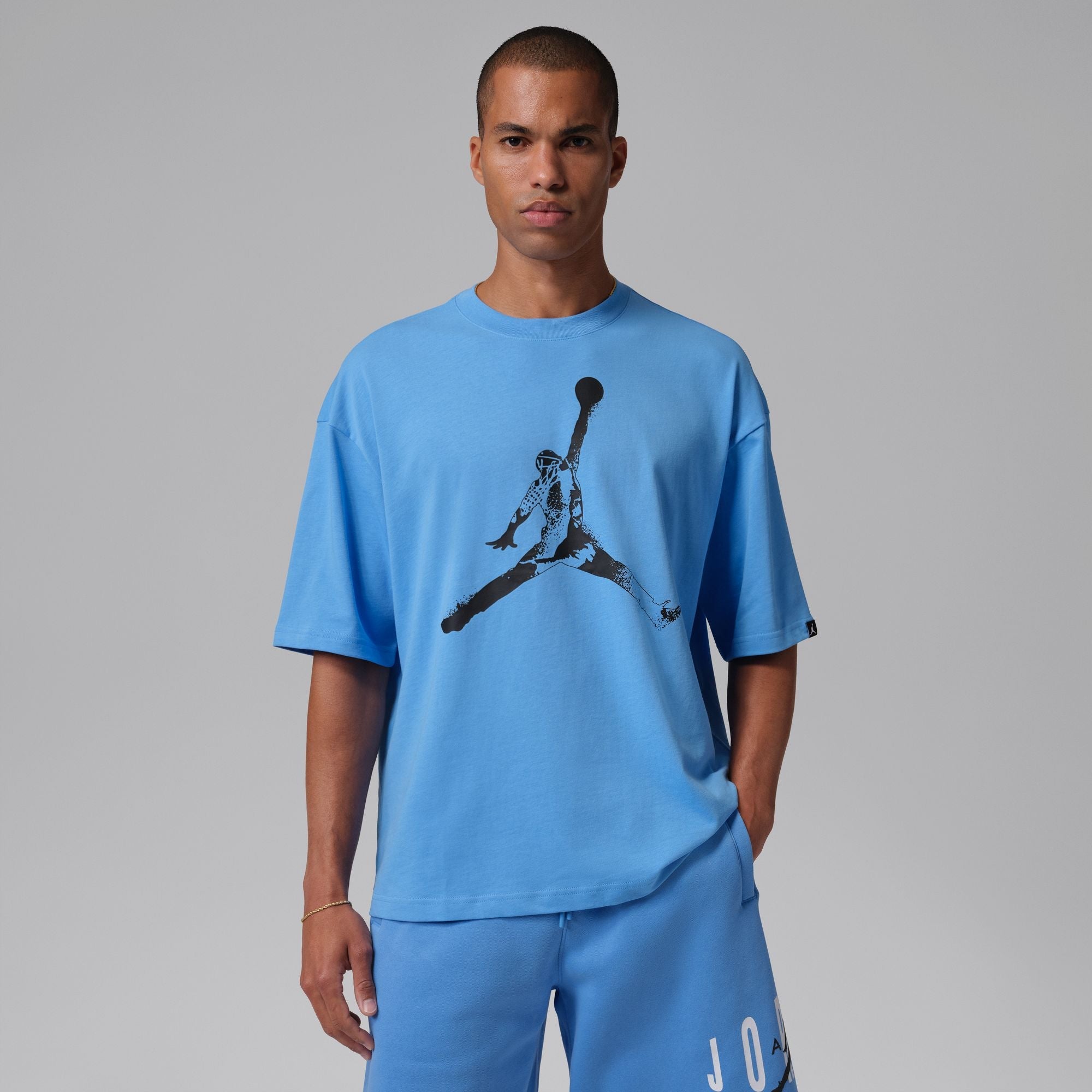 Men's Jordan Oversized Shirt - University Blue/Black