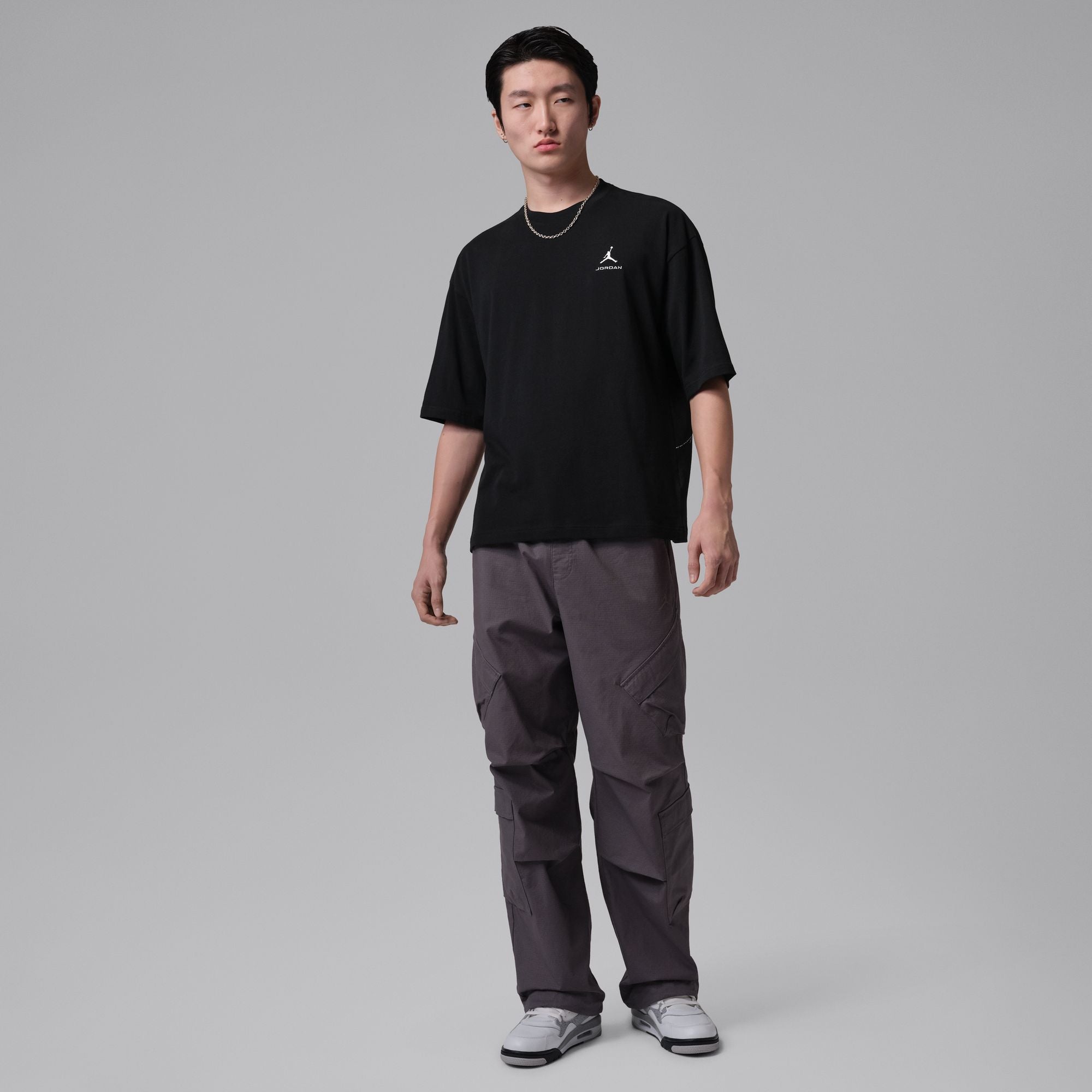 Men's Jordan Oversized T-Shirt - Black/White