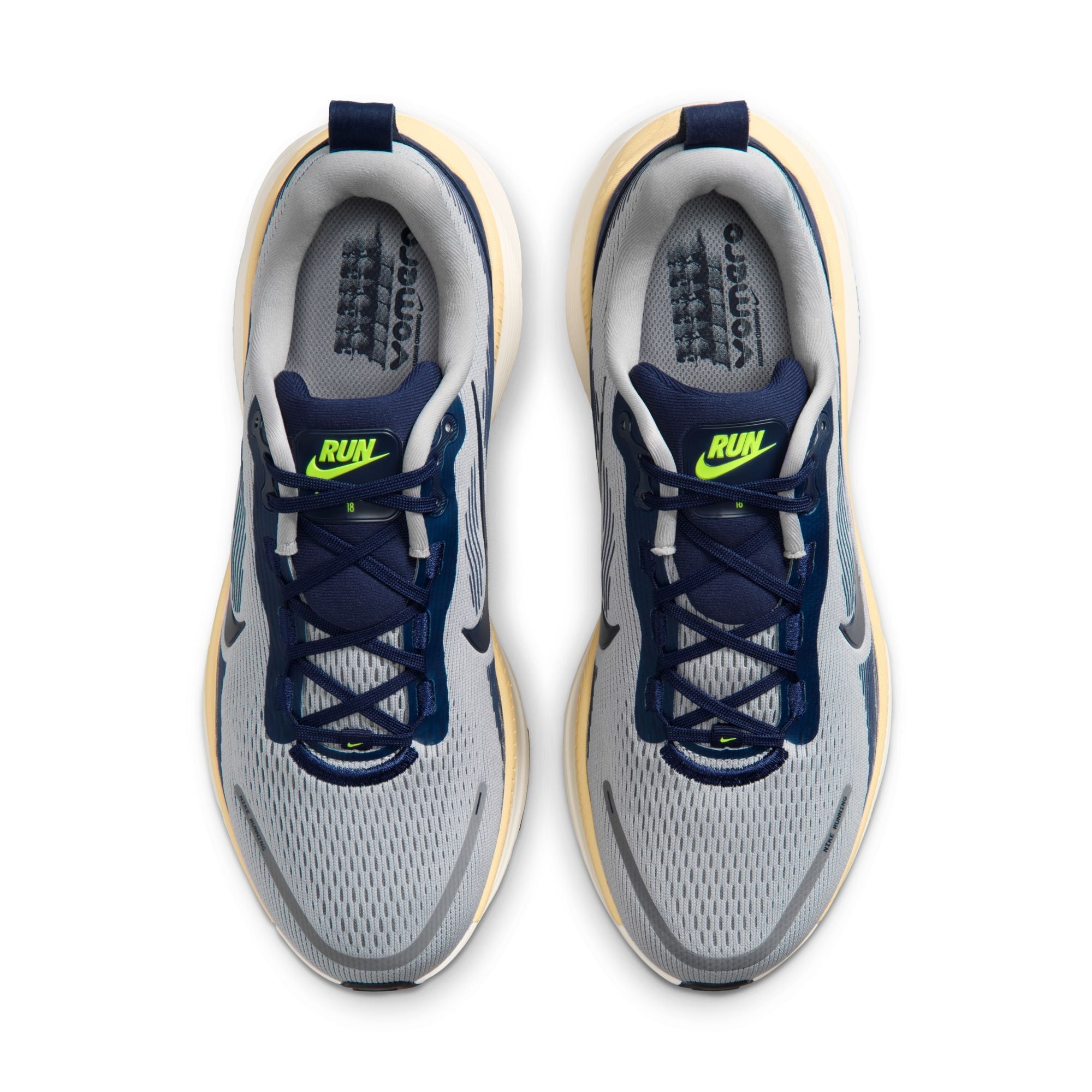 Men's Vomero 18 (012 - Wolf Grey/Midnight Navy-Pewter-Sail)