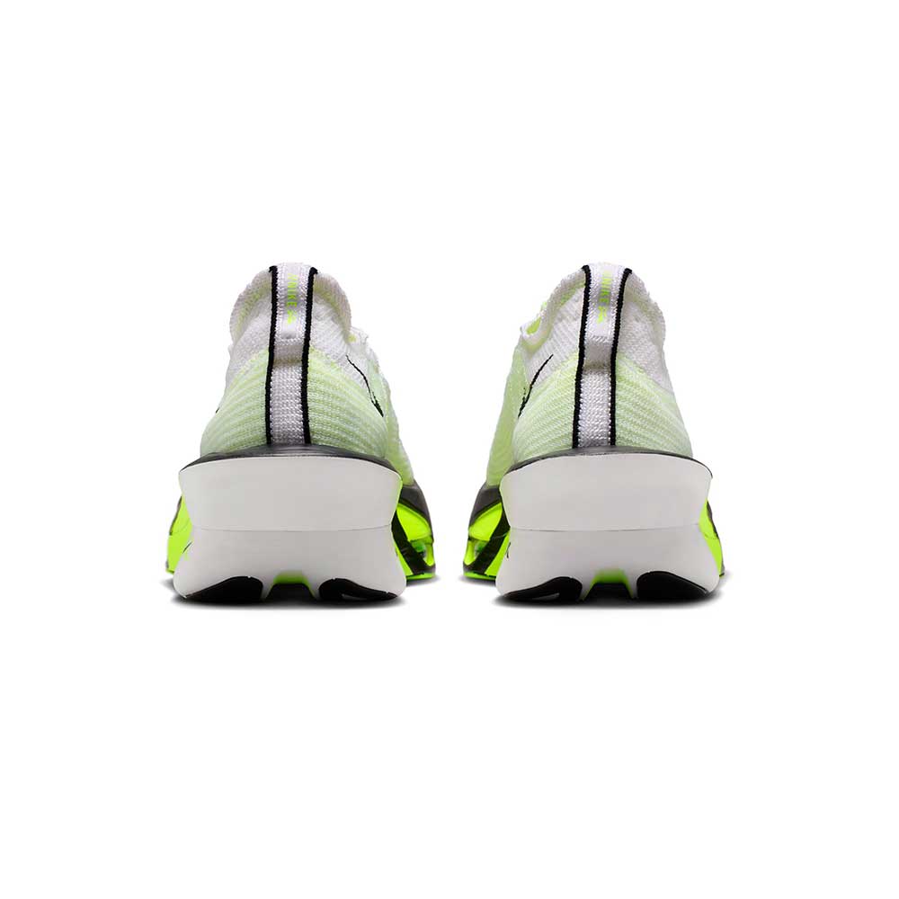 Men's Air Zoom Alphafly Next% 3 Running Shoe - White/Black/Volt/Barely Volt - Regular (D)