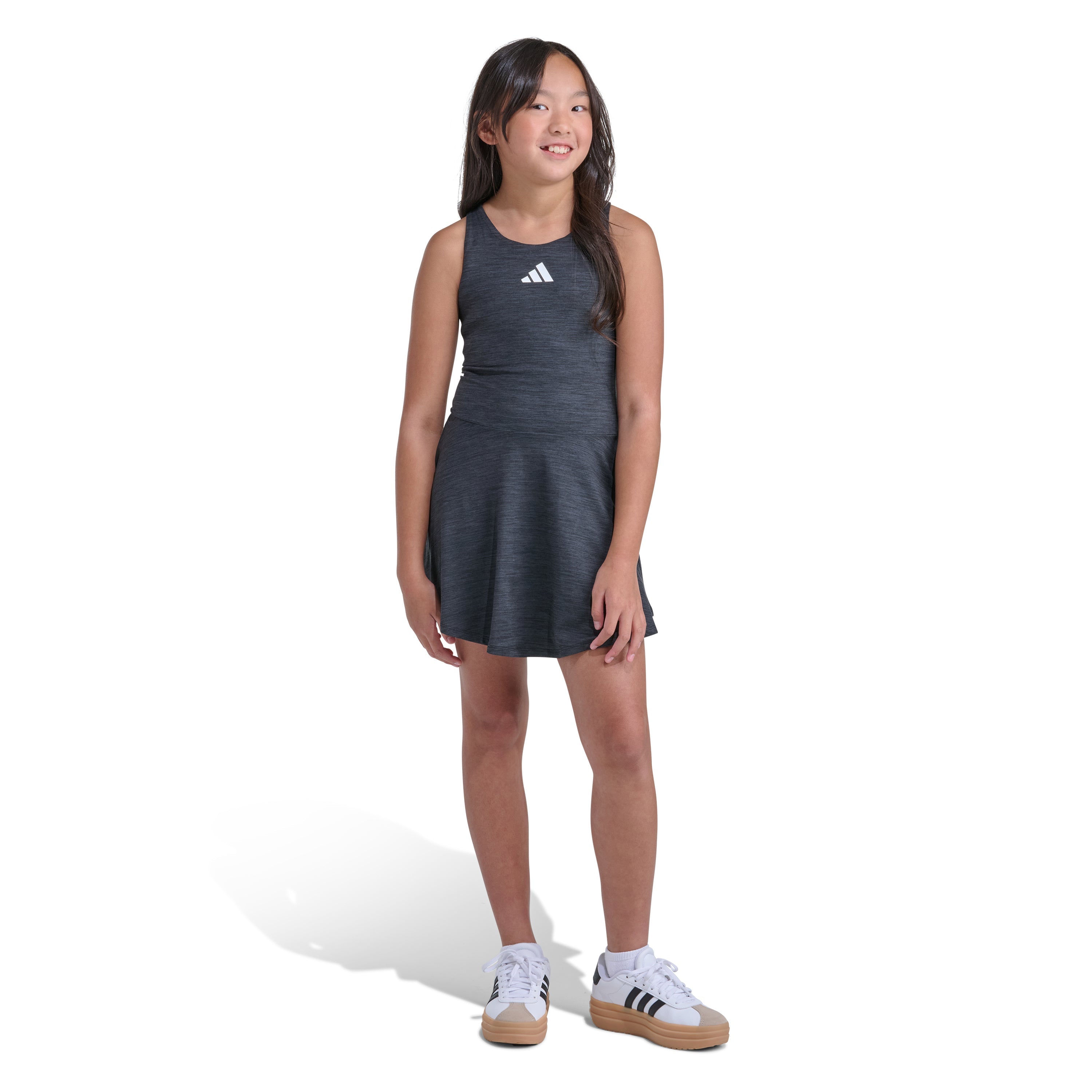 Melange Flounce Dress - Youth