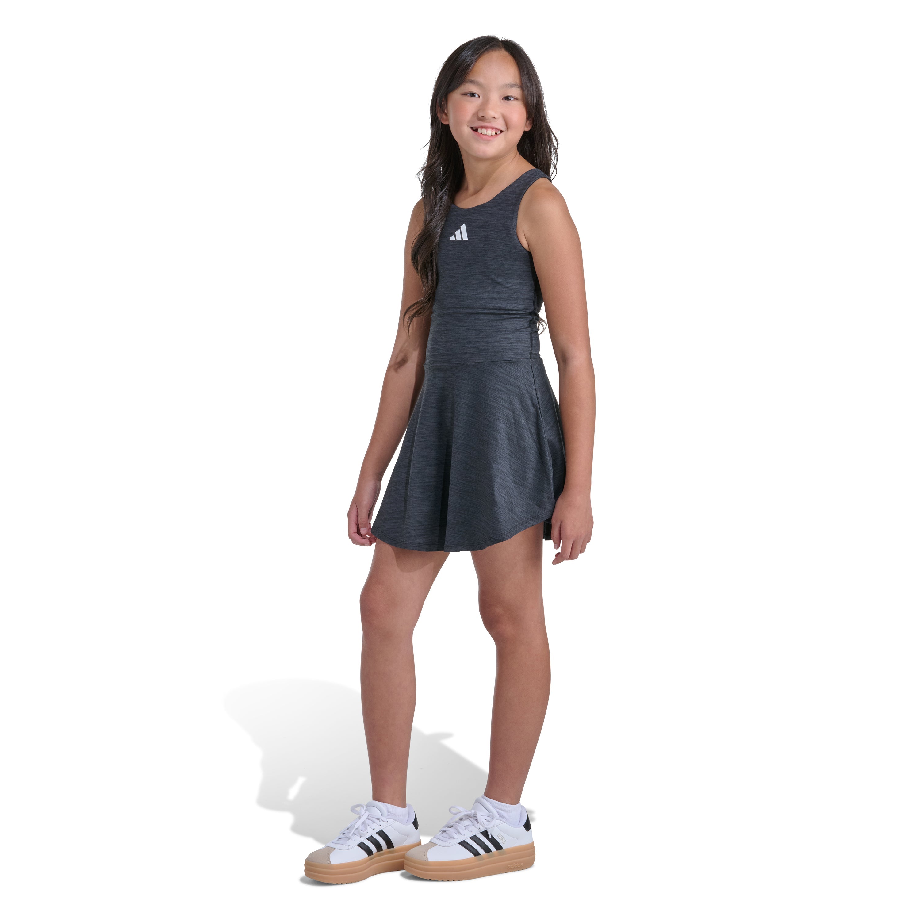 Melange Flounce Dress - Youth