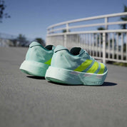 Women's Adios Pro 4 Running Shoe - Semi Flash Aqua/Lucid Lemon/Mint Ton - Regular (B)
