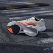 Men's Adizero Boston 13 Running Shoe - Off White/Lucid Orange/Grey - Regular (D)