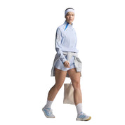 Women's Adizero EVO SL Woven Running Shoe - Footwear White/Clear Blue/Matte Gold - Regular (B)