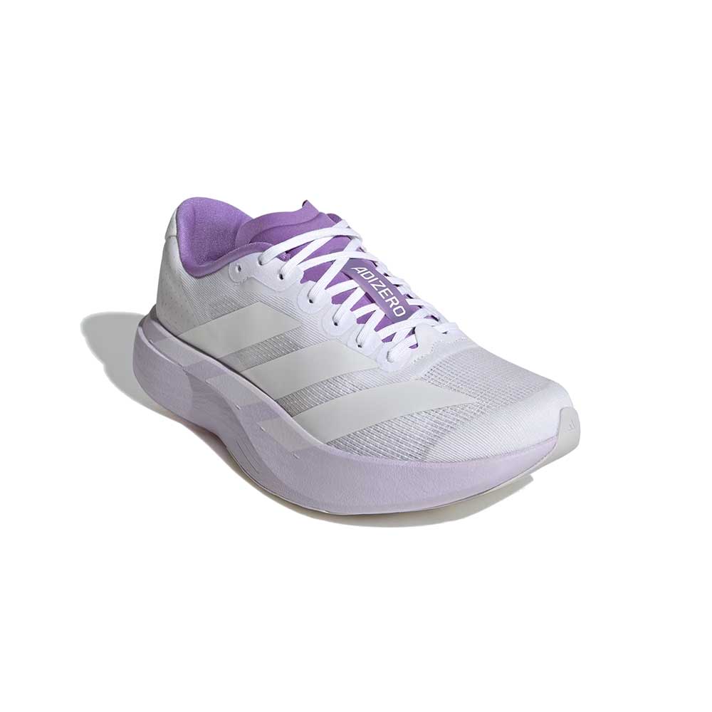 Women's Adizero EVO SL - Cloud White/Zero Metalic/Purple Tint - Regular (B)