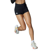 Women's AdiZero Essentials Running Booty Short - Black/White