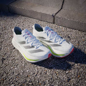 Men's Adizero Prime X 2 Strung Running Shoe - Cloud White/Core Black/Lucid Red - Regular (D)