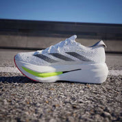 Men's Adizero Prime X 2 Strung Running Shoe - Cloud White/Core Black/Lucid Red - Regular (D)