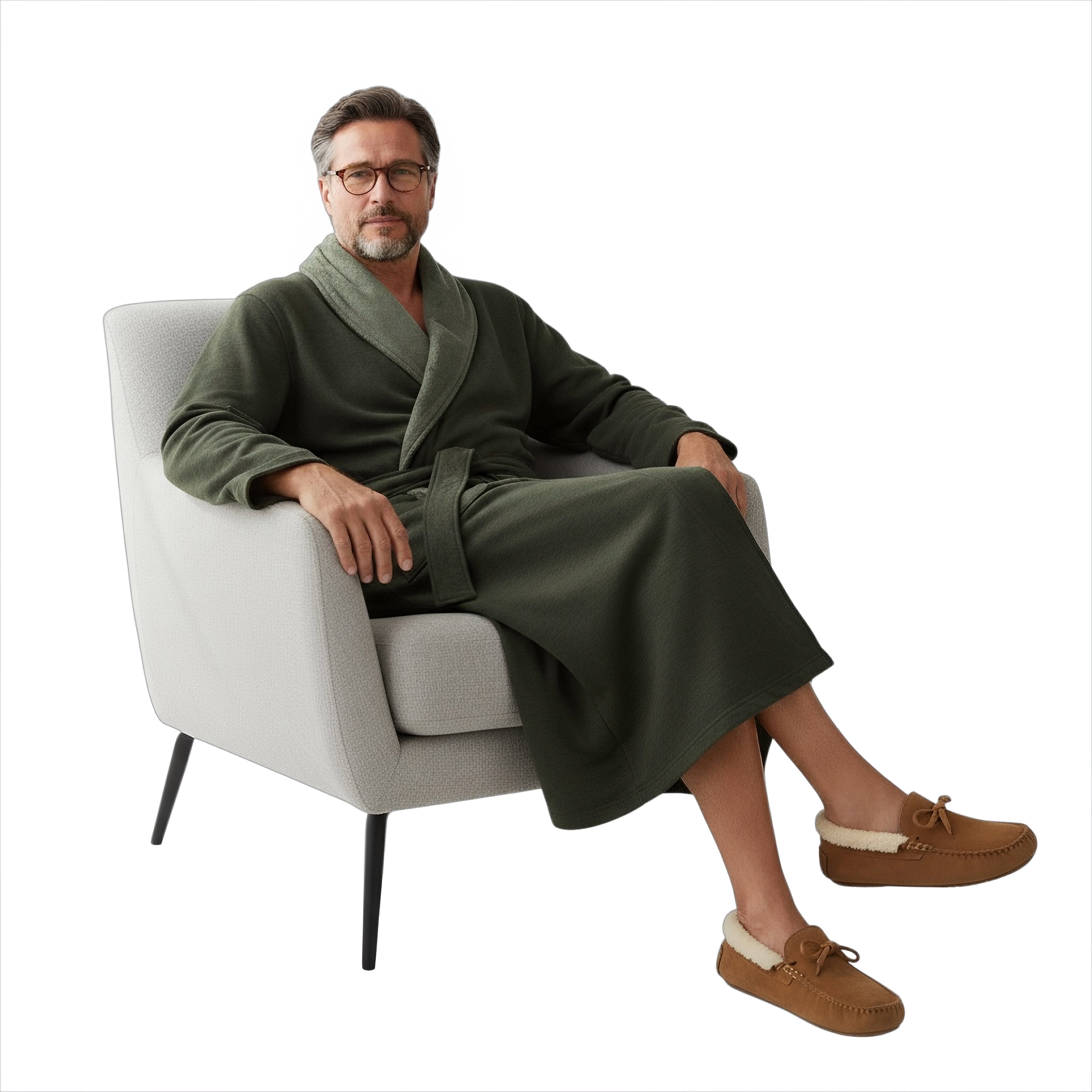 UGG Robinson Volcano Olive Robe - Men's