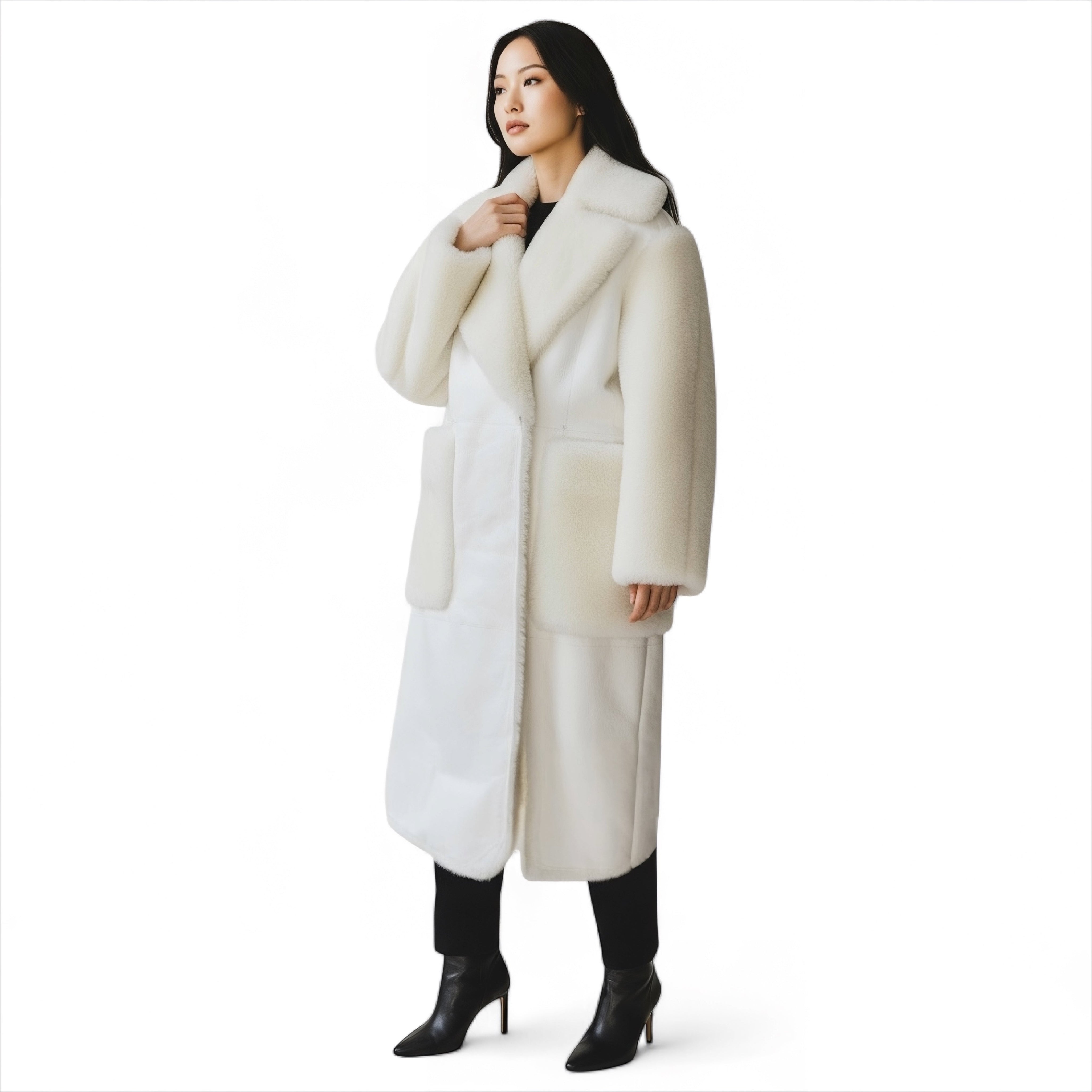 UGG Shearling Regenerate Cream Coat - Women's
