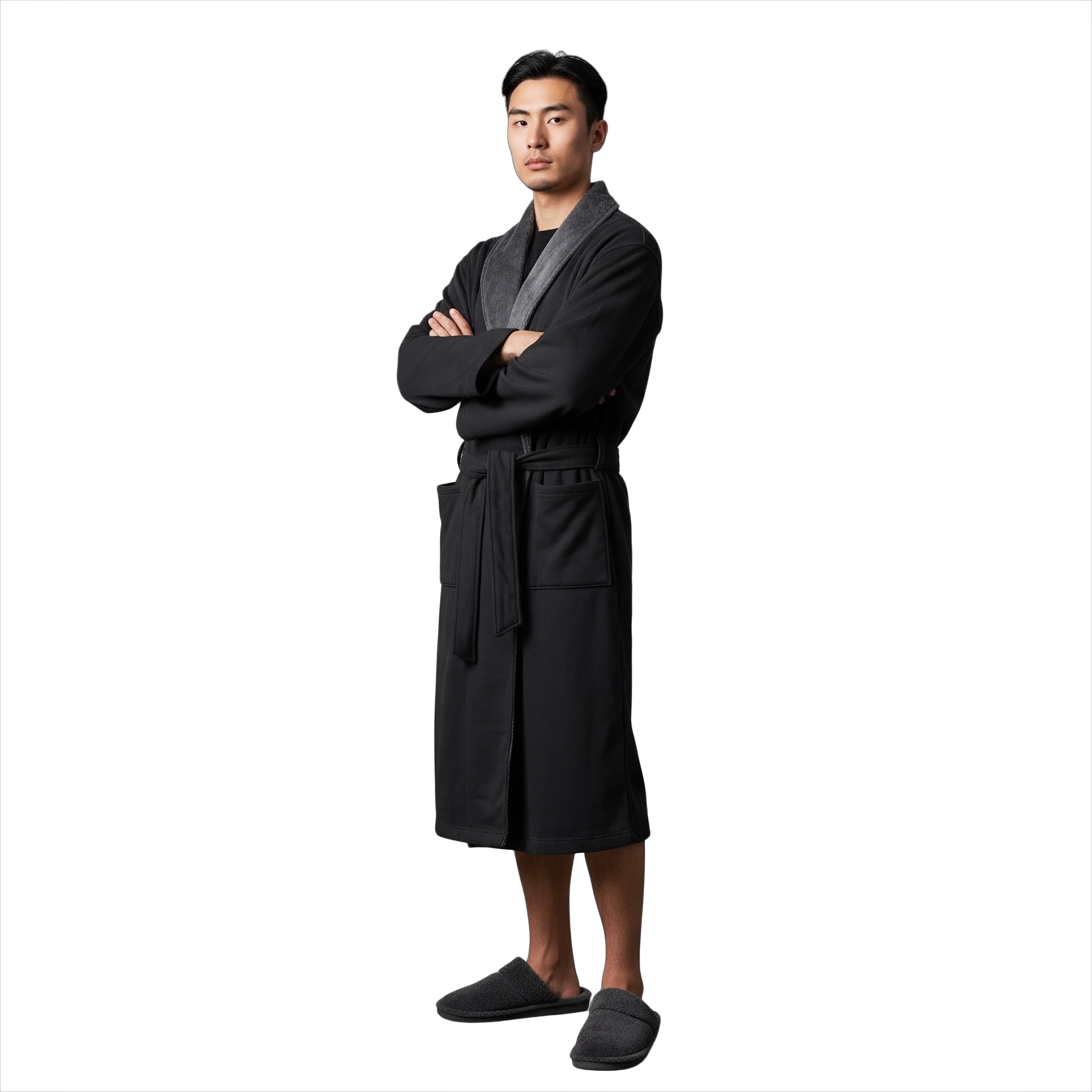 UGG Robinson Black Heather Robe - Men's