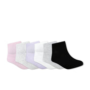 6 Pack Medium Everyday Essentials Quarter Sock