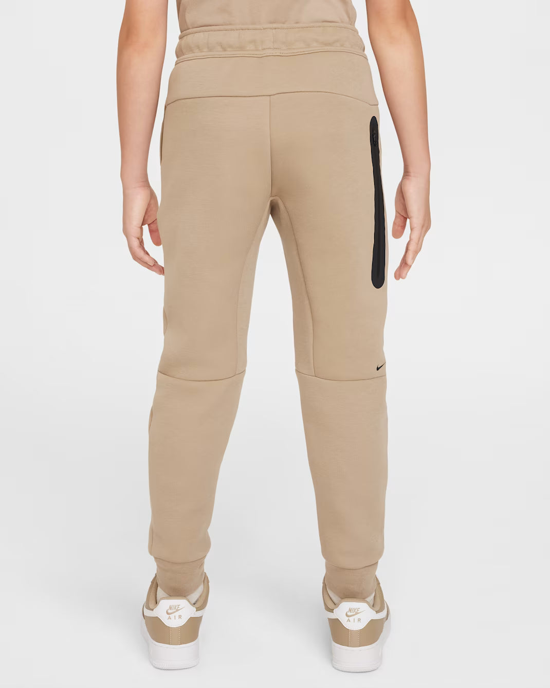 Big Kid's Nike Tech Fleece Joggers Khaki/Black/Black FB8002-247
