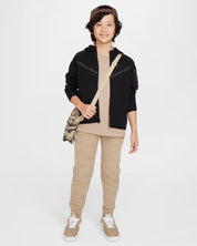 Big Kid's Nike Tech Fleece Joggers Khaki/Black/Black FB8002-247