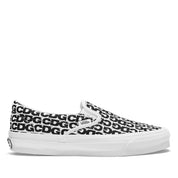 CDG - Men's Vans Slip-On Sneakers - (White)