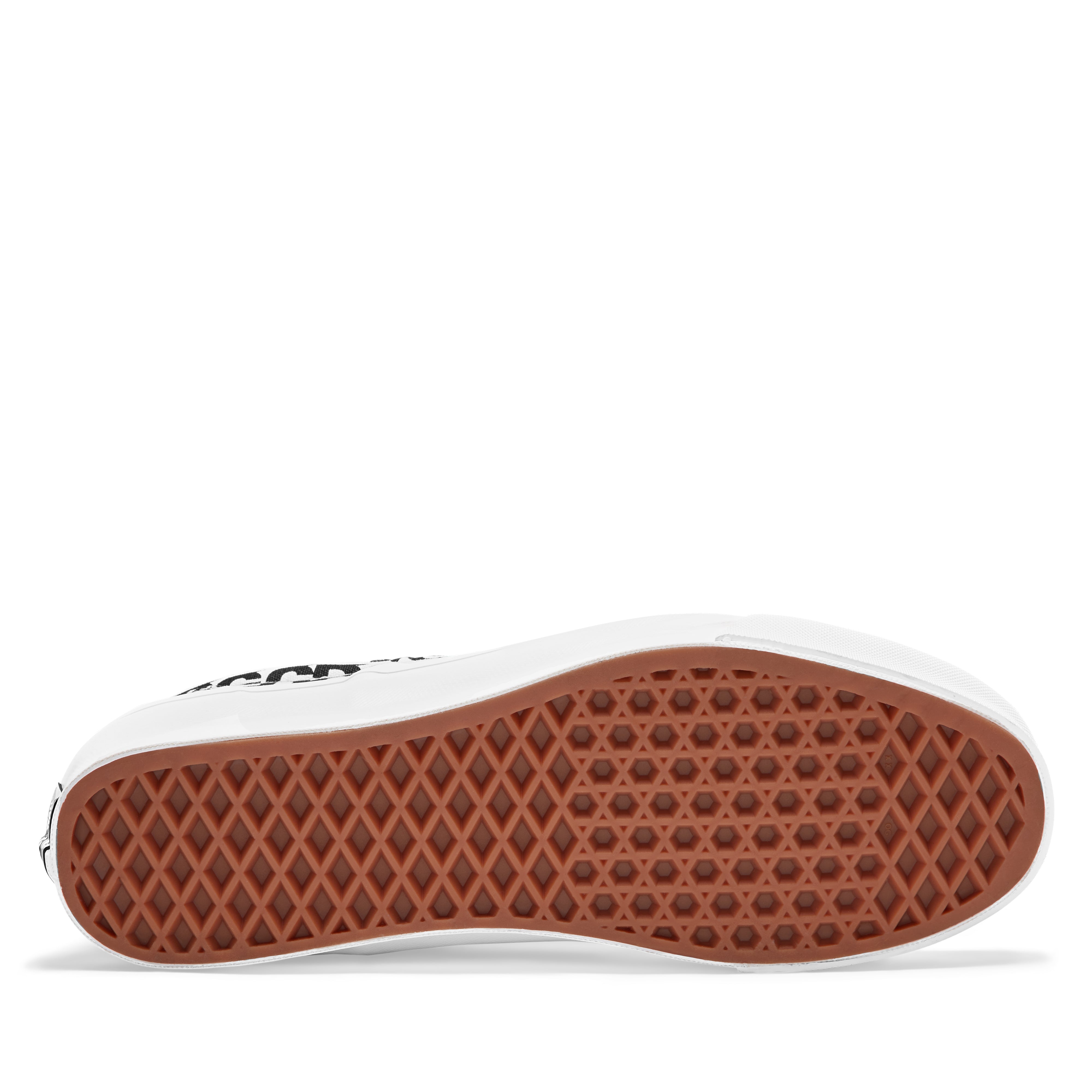 CDG - Men's Vans Slip-On Sneakers - (White)