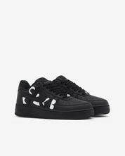 Black Comme des Garçons - Nike Men's Air Force 1 Low Retro Sneakers - (Black)
