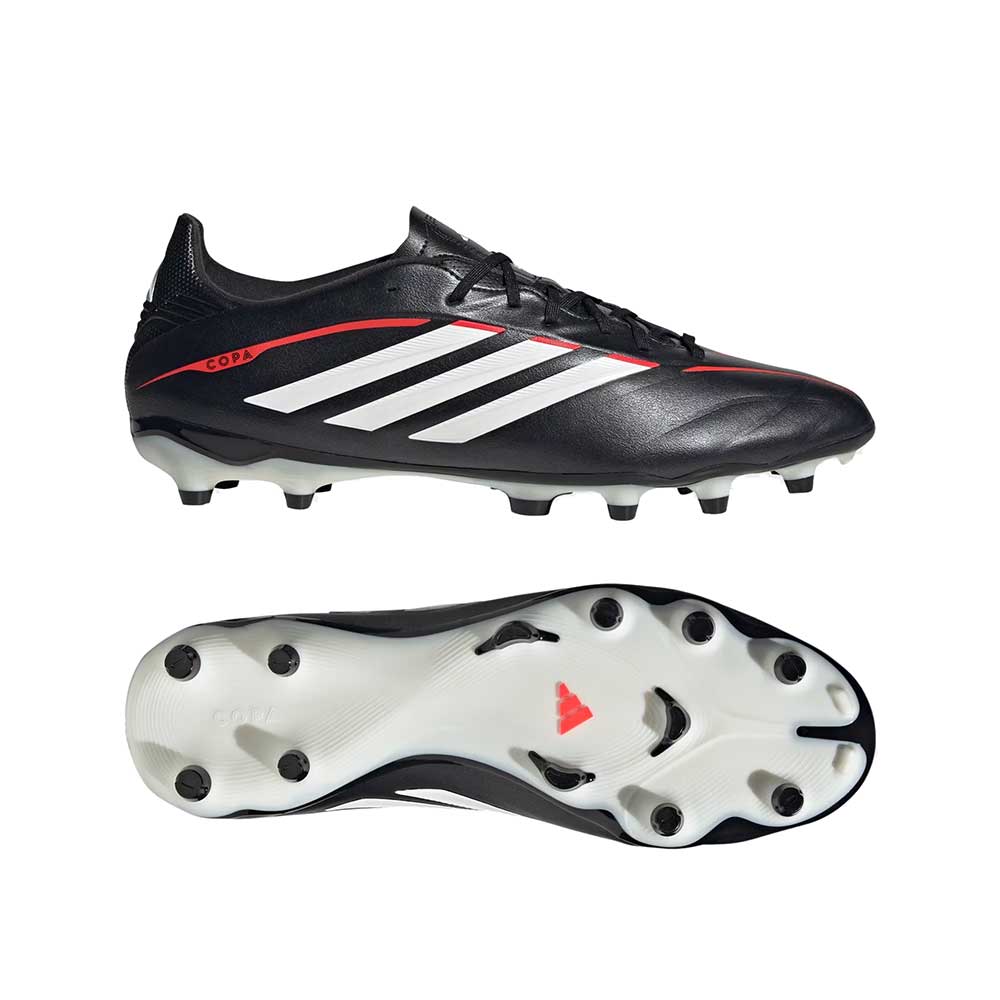 Copa Pure IV League FG Soccer Cleat - Core Black/Footwear White/Lucid Red - Regular (D)