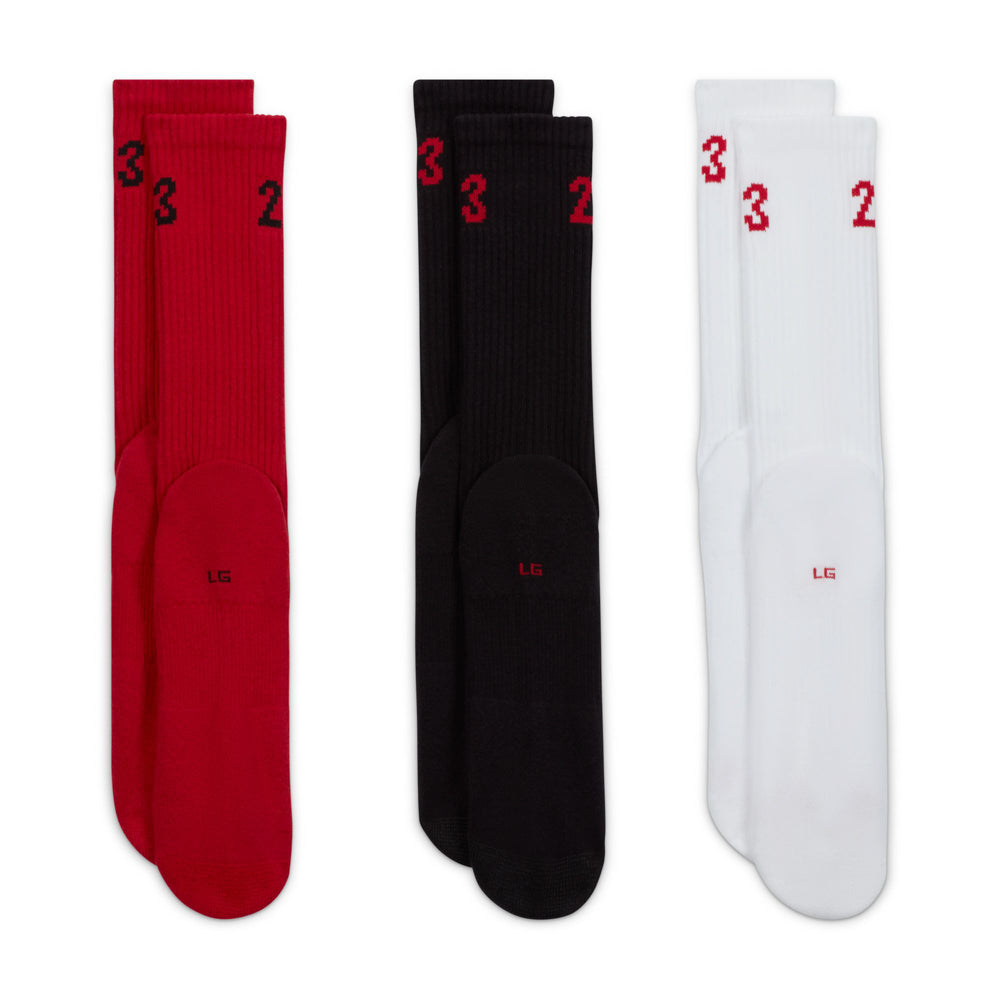 3 Pack Unisex Essentials "23" Crew