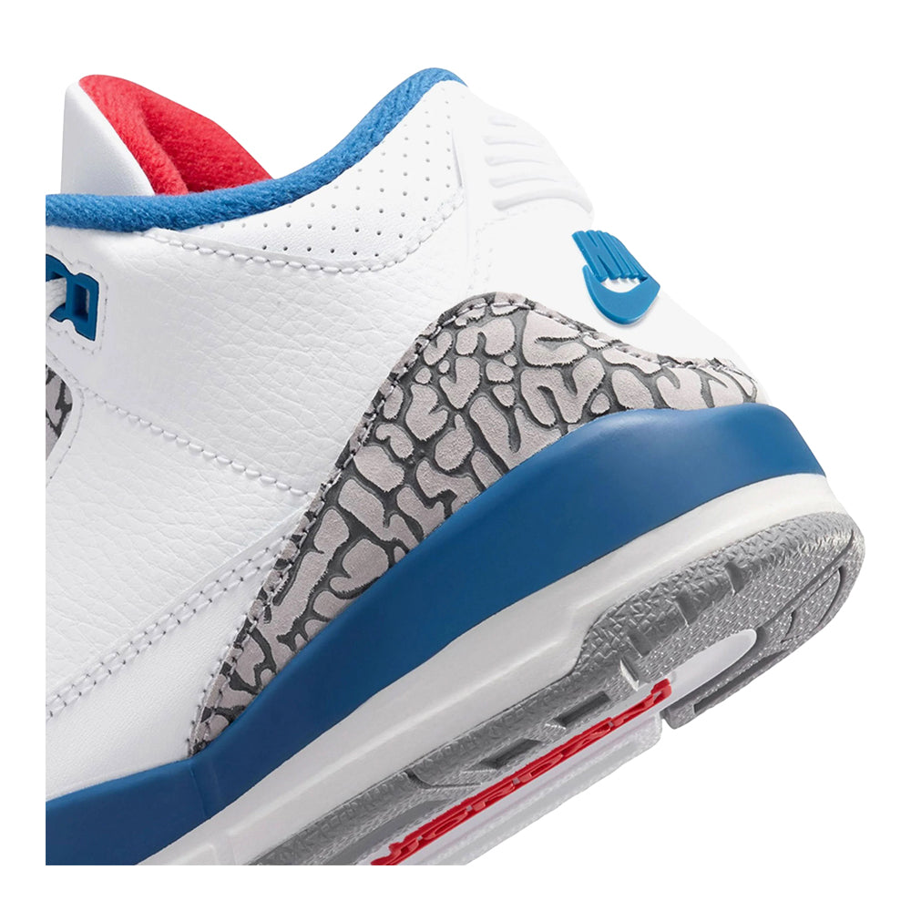 Little Kids Air Jordan 3 Retro True Blue White/Varsity Red/True Blue/Cement Grey/Anthracite DM0966-104