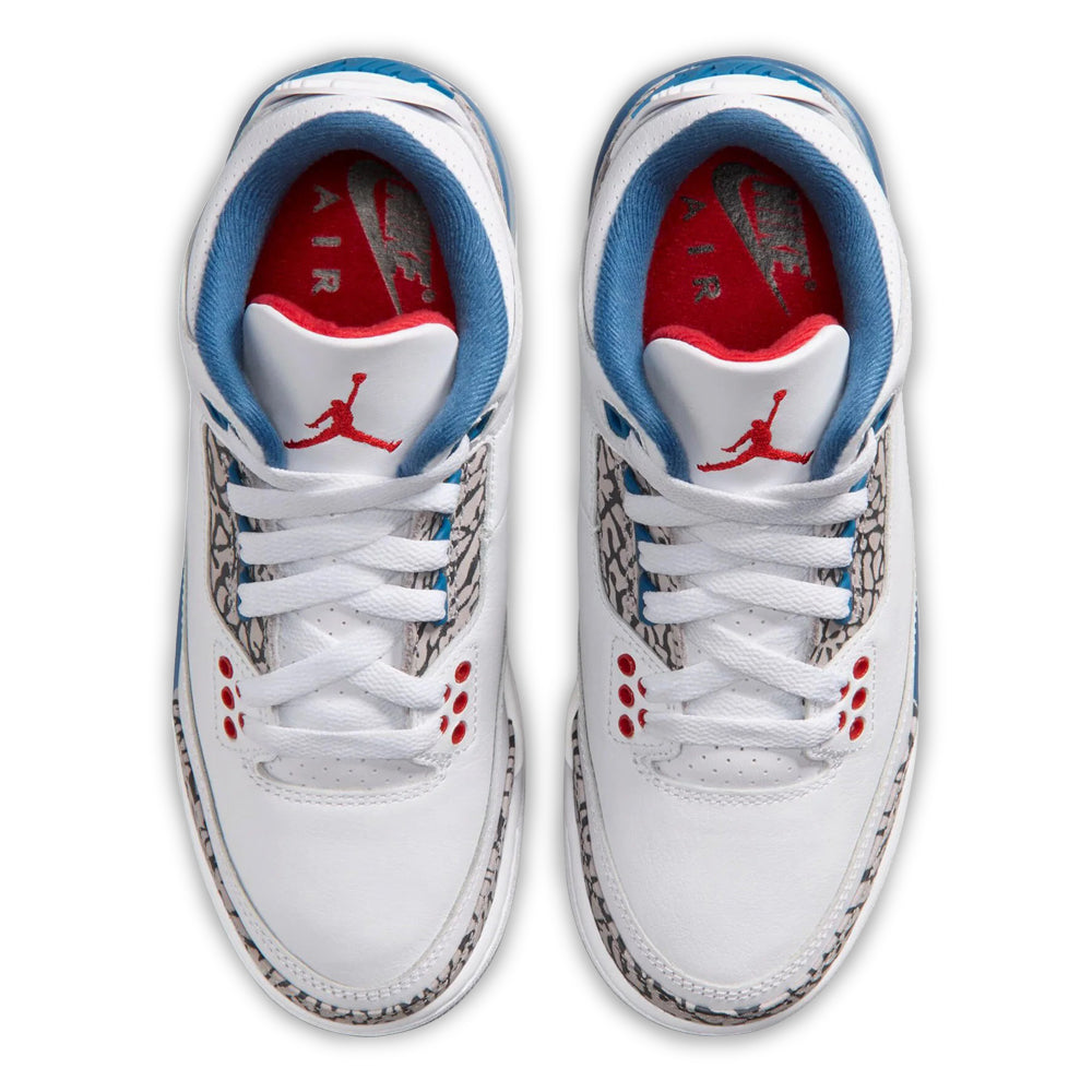 Big Kid's Air Jordan 3 Retro White/Varsity Red/True Blue/Cement Grey/Anthracite DM0967-104