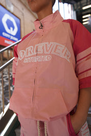 Men's Forever Situated Track Top Pink trcksspgtee-pnk