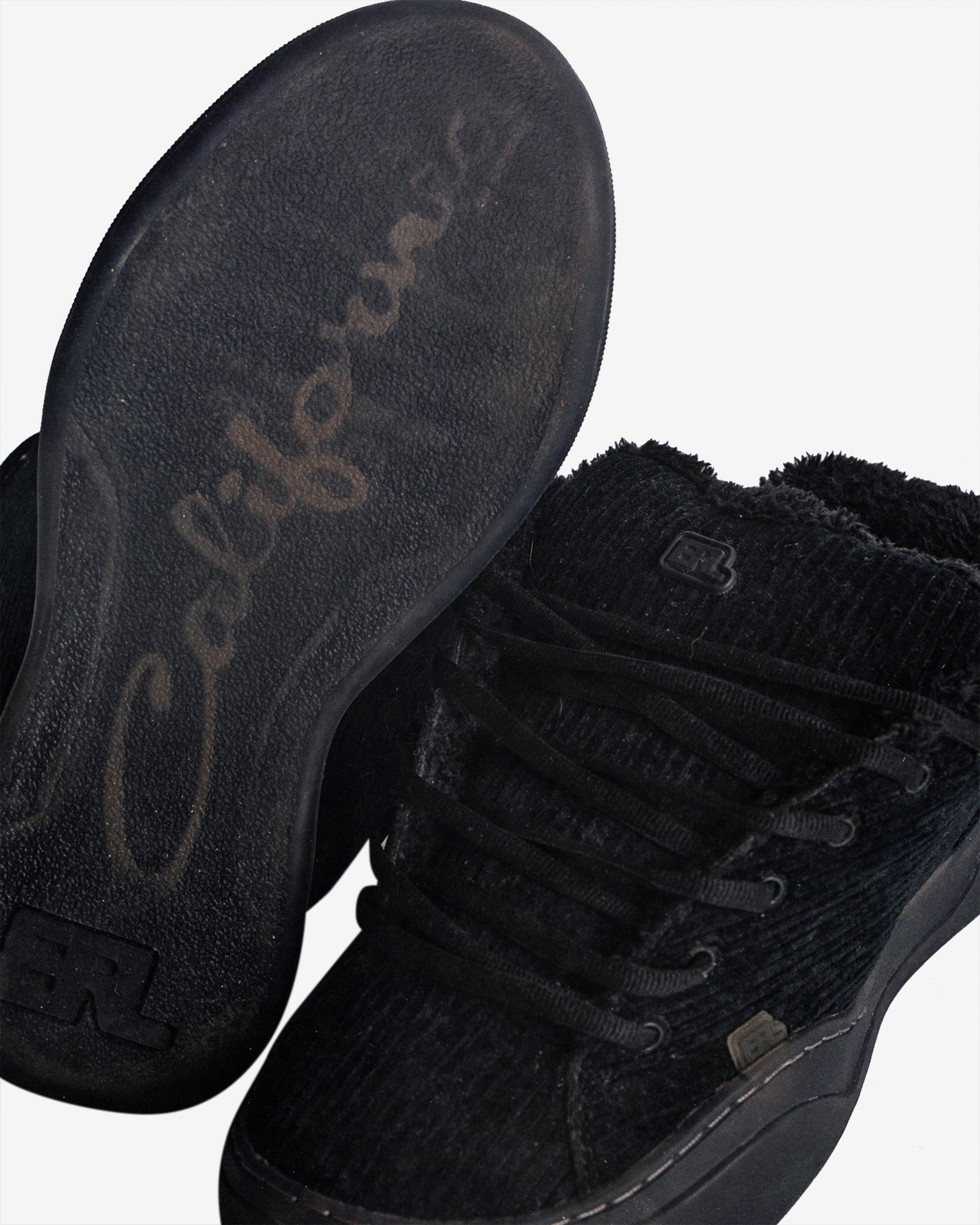 ERL - Men's Corduroy Vamp Sneakers - (Pirate Black)